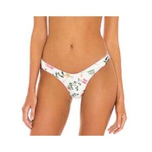 Pilyq White Floral REVERSIBLE Bikini Bottom 💗💗